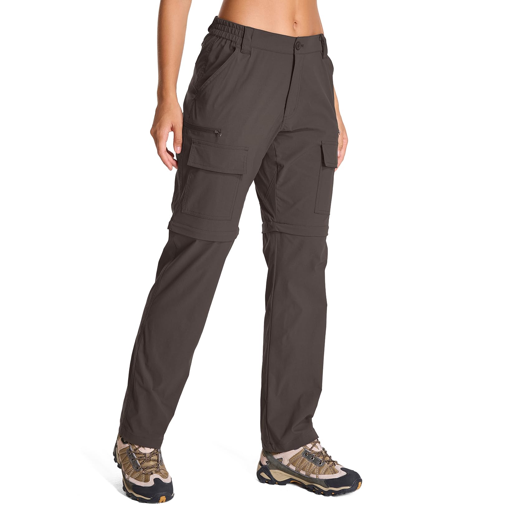  Toomett Women's Hiking Pants Quick Dry Lightweight Zip Off Safari Outdoor Pants with Cargo Pockets
| Toomett Women's Co