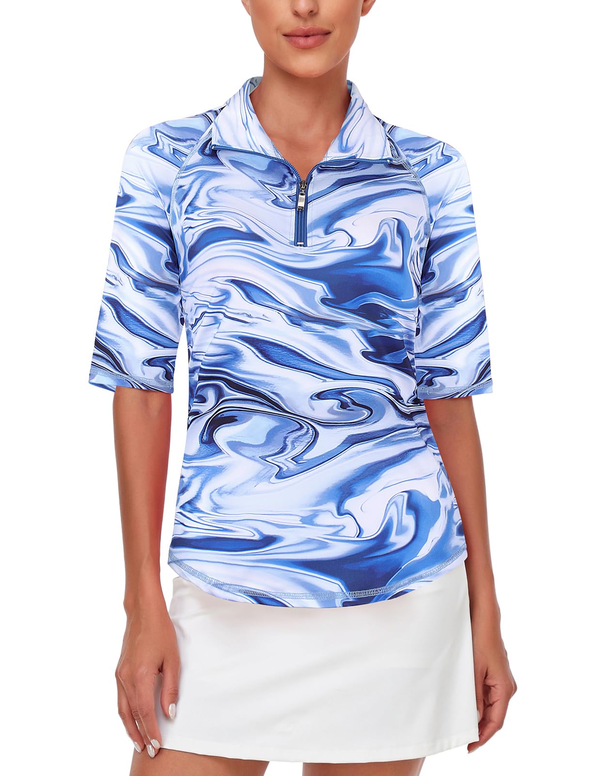 Misyula Quick Dry Golf Shirt for Women
| Misyula Women's Quarter Zip Polo Tennis Shirt
| Misyula Workout Tops for Women