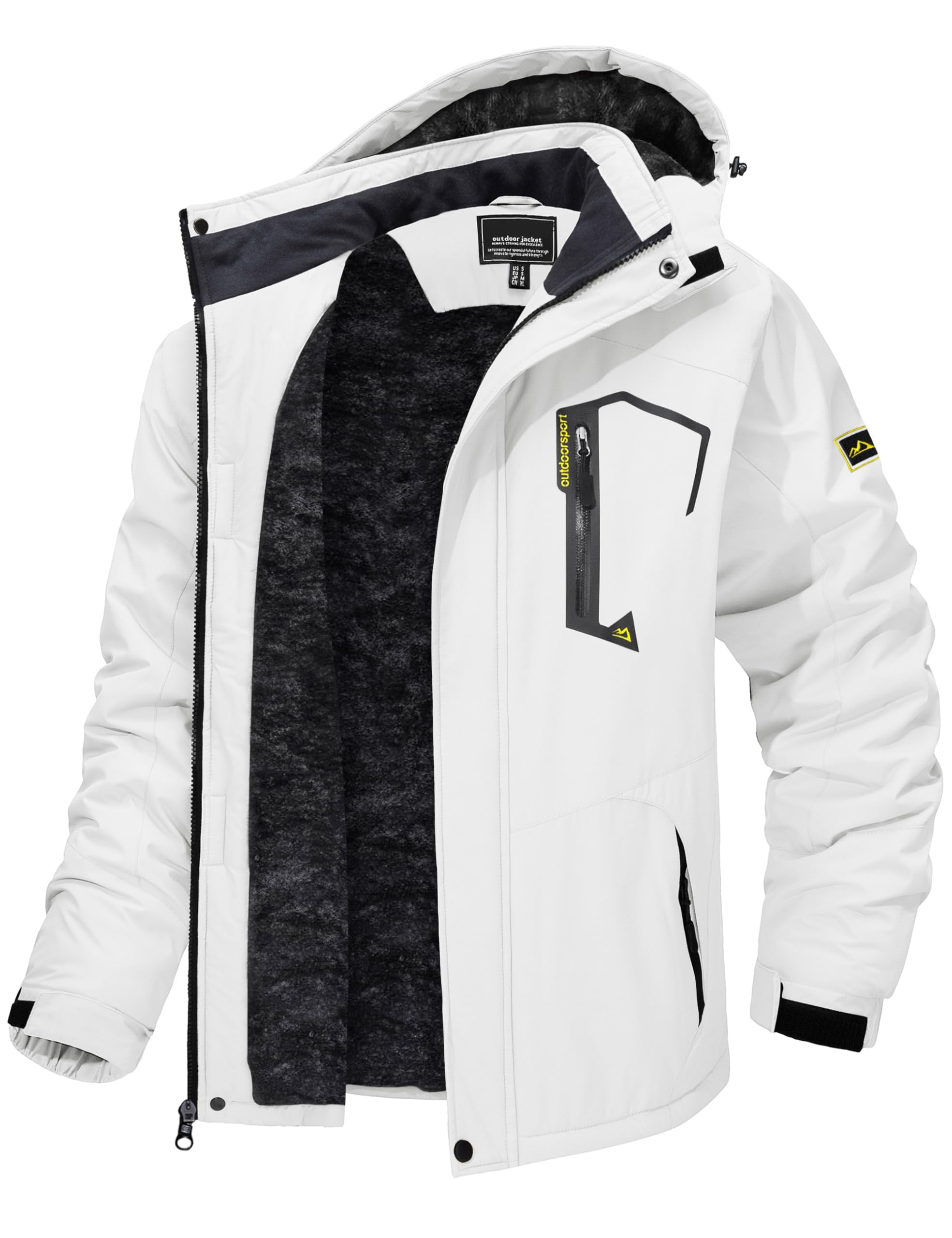  Men's TACVASEN Winter Water Resistant Ski Jackets for Snowboarding and Skiing
| TACVASEN Men's Insulated Thermal Fleece